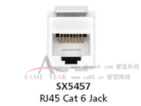 ӢMK SX5457 WHI RJ45 Data Mo